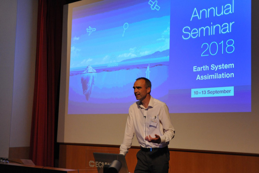 Andy Brown at the ECMWF Annual Seminar 2018 Andy Brown at the ECMWF Annual Seminar 2018