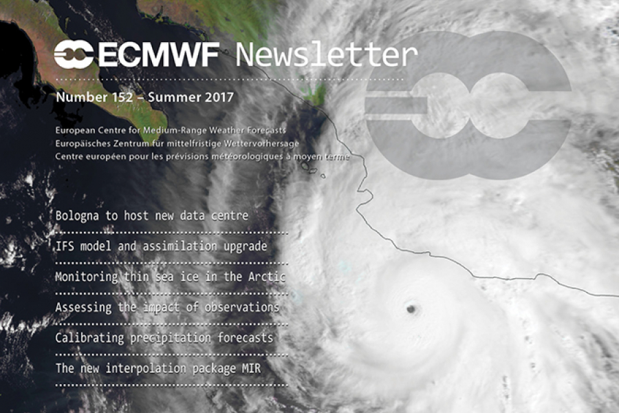 Cover of ECMWF Newsletter No. 152