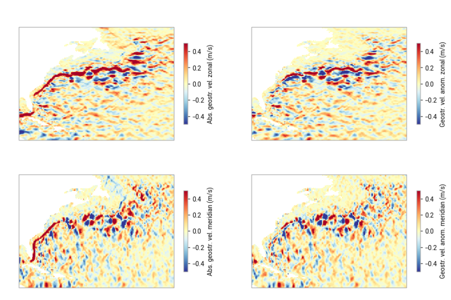 Looking at Sea Level and derived Surface Current data