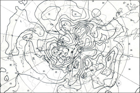 Extract from first ECMWF operational forecast Extract from first ECMWF operational forecast