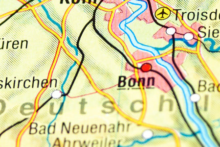Bonn on map