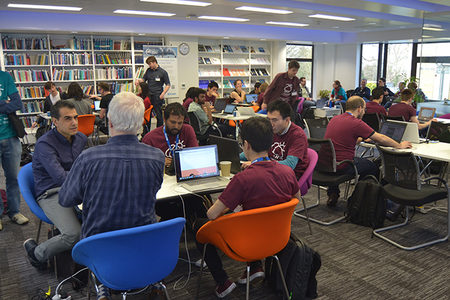 Open data hackathon at ECMWF 4 and 5 March 2017 (Photo: Maurizio Latini) Open data hackathon at ECMWF 4 and 5 March 2017 (Photo: Maurizio Latini)