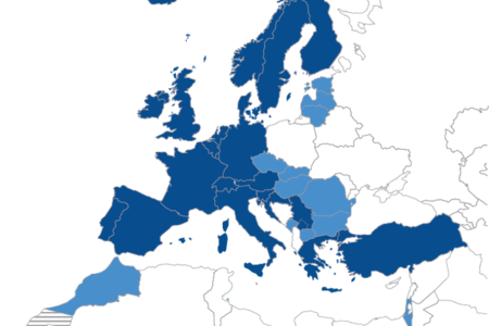 Member states map 2016 Member states map 2016