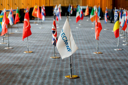 Member State flags in ECMWF Council chamber, Copyright: Stephen Shepherd Member State flags in ECMWF Council chamber, Copyright: Stephen Shepherd