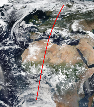 EarthCARE track example
