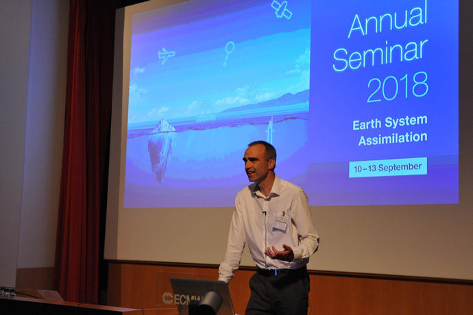 Andy Brown at the ECMWF Annual Seminar 2018 Andy Brown at the ECMWF Annual Seminar 2018