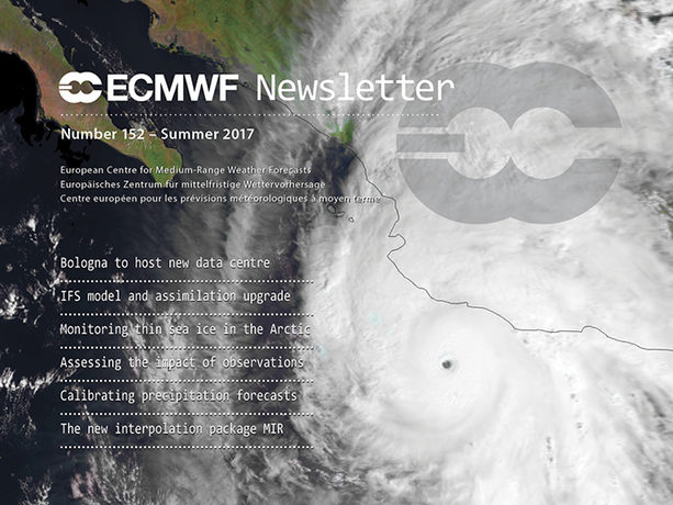Cover of ECMWF Newsletter No. 152 Cover of ECMWF Newsletter No. 152