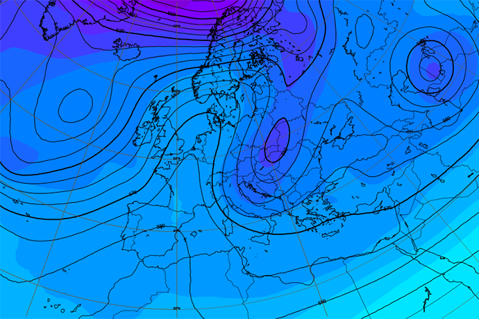 Excerpt from Aurora ML-based forecast chart