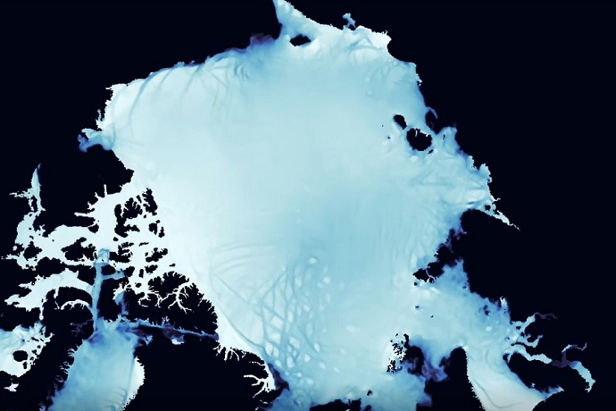 Still from sea-ice video Still from sea-ice video