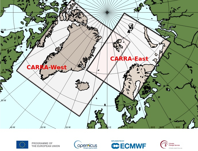 Carra coverage map CARRA coverage map
