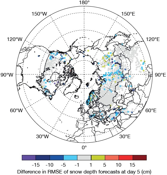 Snow depth forecast improvement in IFS Cycle 48r1