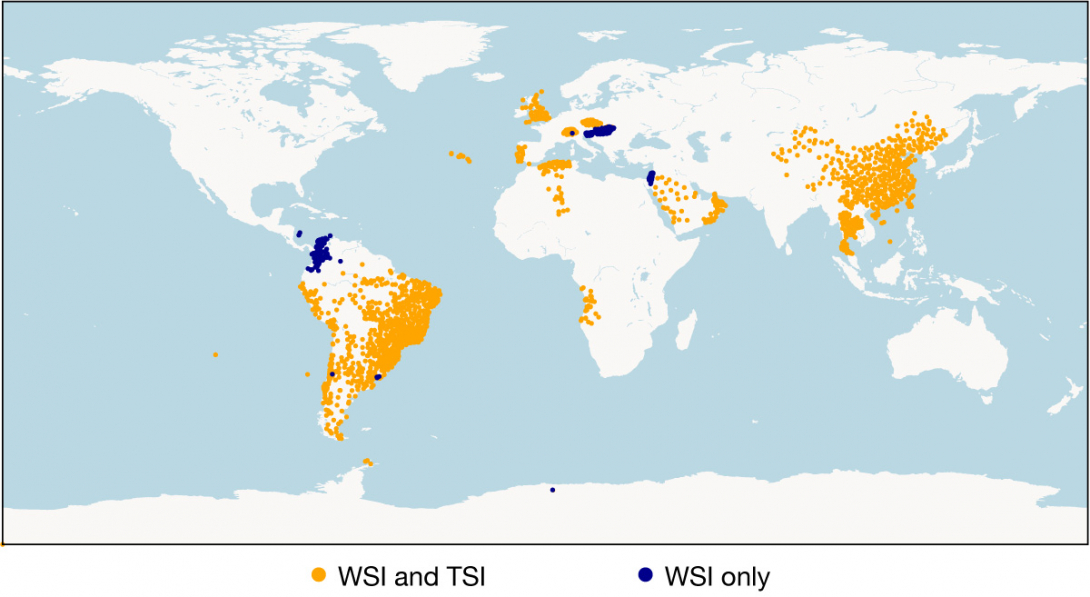 WSI and TSI stations. WSI and TSI stations.