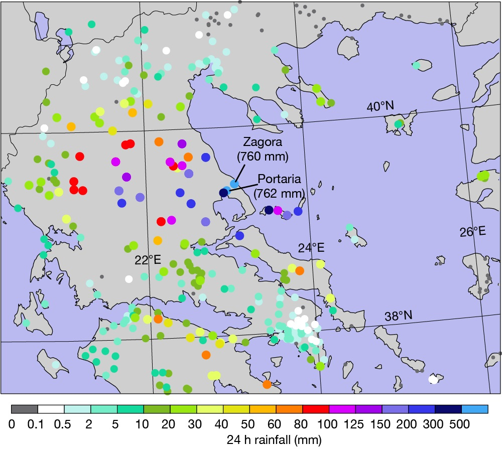 24 h rainfall for 5 September 2023.