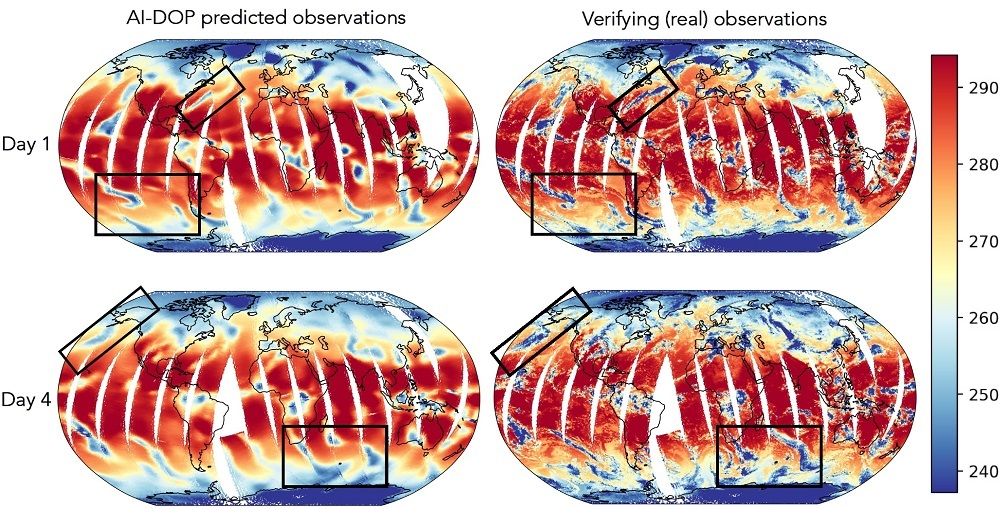 Predicted and observed IASI measurements in AI-DOP Predicted and observed IASI measurements in AI-DOP
