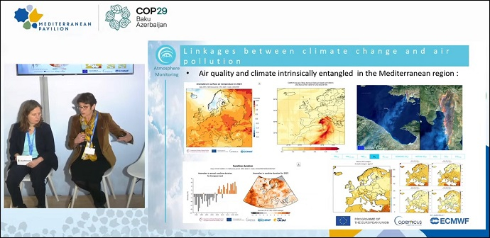 Laurence Rouil at a UfM event at COP29