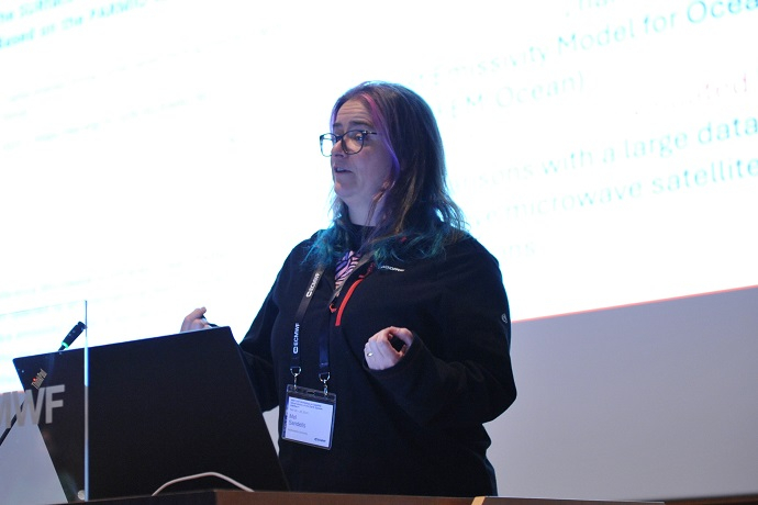 Melody Sandells at NWP SAF Workshop November 2024