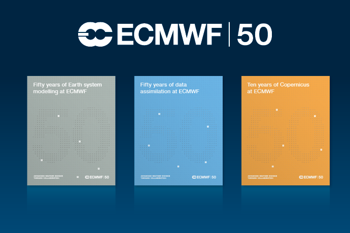 Three publications to mark ECMWF's 50th anniversary Three publications to mark ECMWF's 50th anniversary
