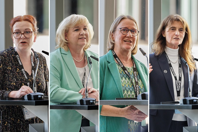 Katya Dörner, Gertrud Husch, Sarah Jones, and Florence Rabier