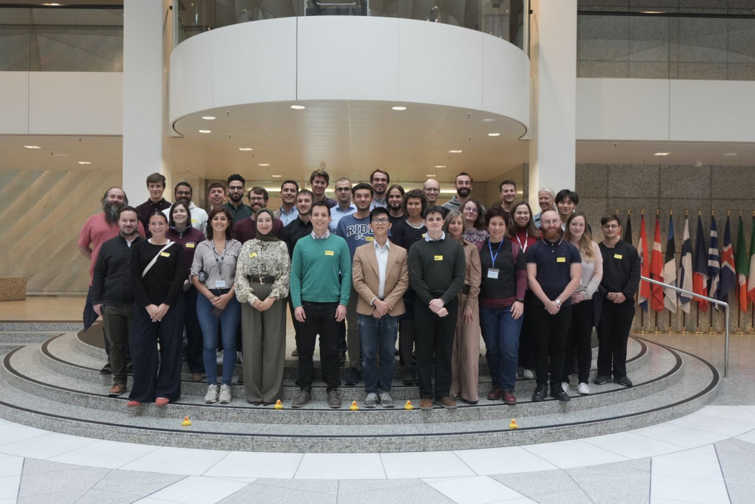 Group photo. Participants in the 2025 Code for Earth Final Day in Bonn, Germany, in September 2025.