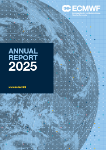 ECMWF Annual Report 2025 cover image
