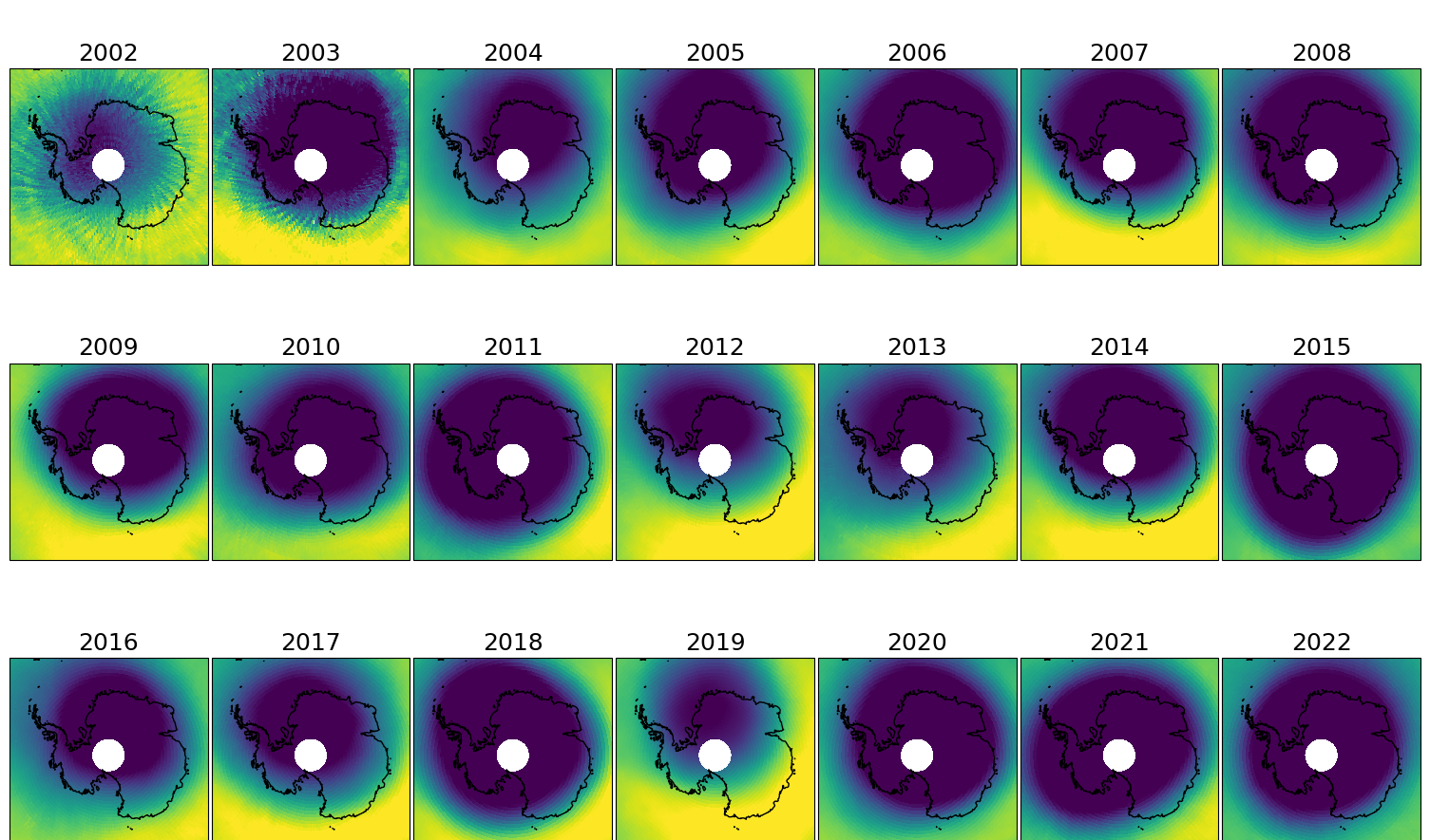 Exploring an ozone product available through the Climate Data Store (CDS)